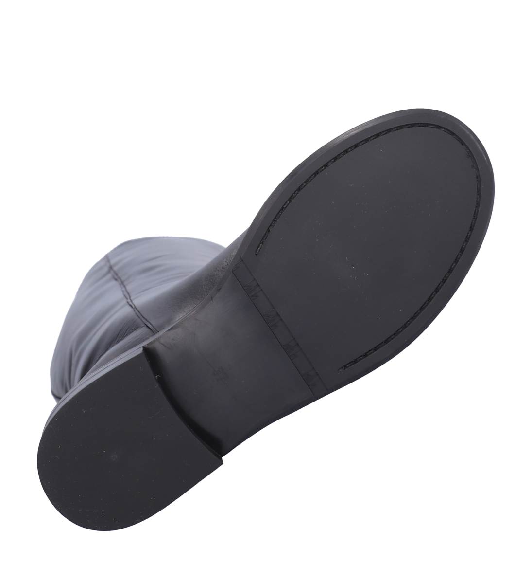 A19106 lang støvle - Black rustic oil 800